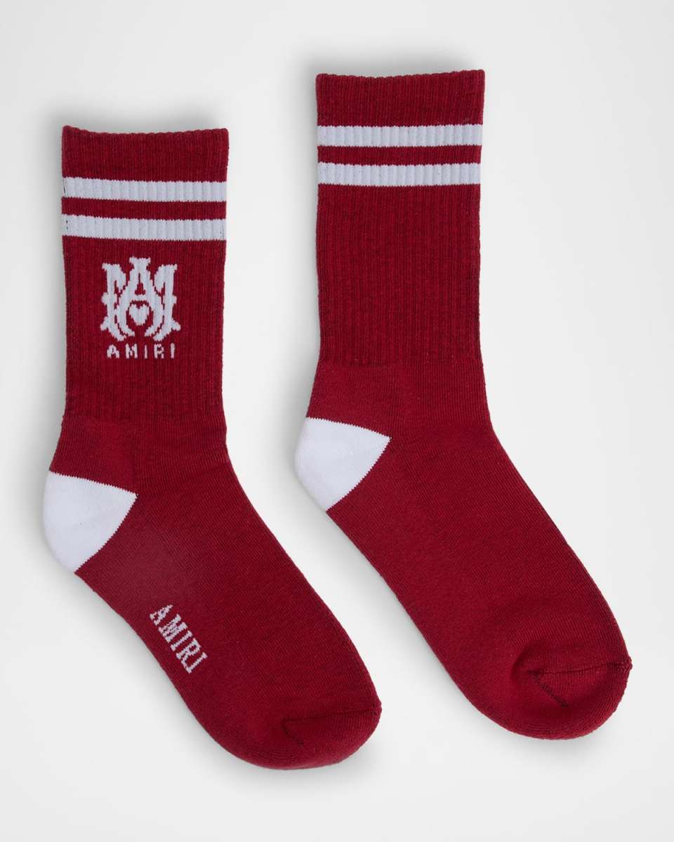 Kid's MA Stripe Crew Socks, Size S-L